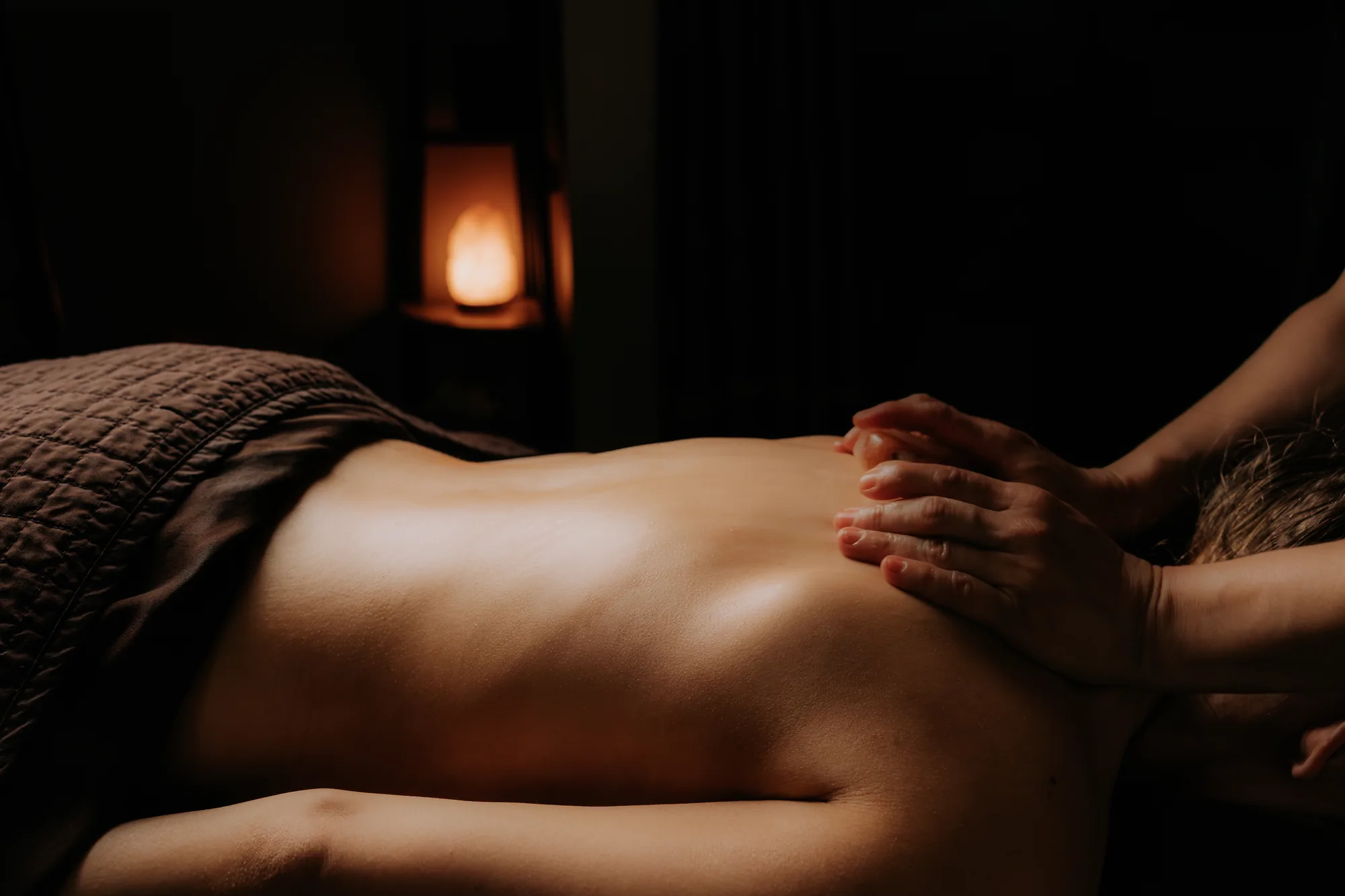 A candlelit massage at Spavia